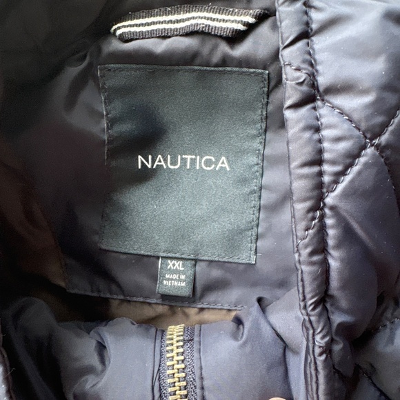 Nautical navy quilted vest - Picture 2 of 5
